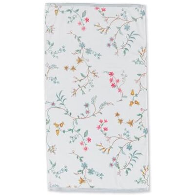 Pip Studio Pip Serviette Les Fleurs Couleur Blanc Taille 50 x 100 cm Pip Studio Pip Serviette Les Fleurs Couleur Blanc Taille 50 x 100 cm