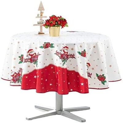 Promo Linge Nappe père Noël 160 cm Promo Linge Nappe père Noël 160 cm