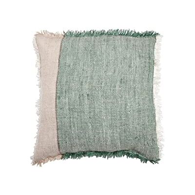 Dareels Housse de coussin LEMOOR Fringes Green 50 Dareels Housse de coussin LEMOOR Fringes Green 50