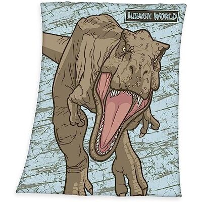 Plaid Enfant Herding - Jurassic World - Motif Vif Plaid Enfant Herding - Jurassic World - Motif Vif