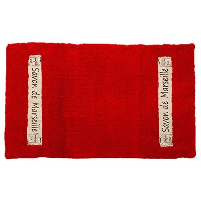 Spirella CANEBIERE 50x80 cm Rouge, Coton Spirella CANEBIERE 50x80 cm Rouge, Coton