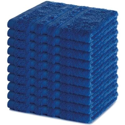 Lavea ® Lot de 10 Lavettes 30x30 cm Bleu Royal 100% Coton Éponge, Serviettes Visage et Serviettes Invité Douces et Absorbantes, Lavables pour Salle de Bain, Maison, Hôtel Lavea ® Lot de 10 Lavettes 30x30 cm Bleu Royal 100% Coton Éponge, Serviettes Visage et Serviettes Invité Douces et Absorbantes, Lavables pour Salle de Bain, Maison, Hôtel