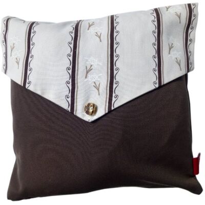 Tirol Living Housse de coussin marron 40 x 40 cm Tirol Living Housse de coussin marron 40 x 40 cm