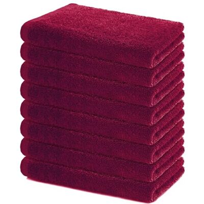 Lavea ® Lot de 8 Serviettes de Bain 40x70 cm Bordeaux 100% Coton – Serviettes, Draps de Douche & Sets de Serviettes Doux et Très Absorbants, Certifiés OEKO-TEX® Lavea ® Lot de 8 Serviettes de Bain 40x70 cm Bordeaux 100% Coton – Serviettes, Draps de Douche & Sets de Serviettes Doux et Très Absorbants, Certifiés OEKO-TEX®