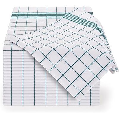 Blumtal Torchons De Cuisine (Lot De 5, 10 Ou 20) 50 x 70 cm Torchon Vaisselle avec Accroche 100% Coton Très Absorbant Lavable 95° Design Classique Vert Carré (5) Blumtal Torchons De Cuisine (Lot De 5, 10 Ou 20) 50 x 70 cm Torchon Vaisselle avec Accroche 100% Coton Très Absorbant Lavable 95° Design Classique Vert Carré (5)