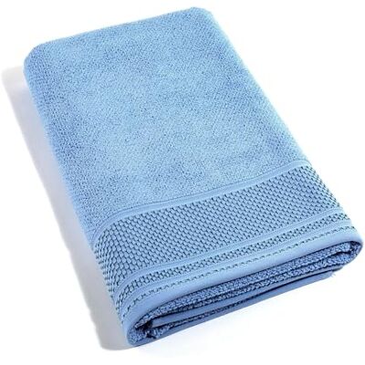 Caleffi Gim Serviette de Bain, Coton, Bleu Ciel, CM. 90X140 Caleffi Gim Serviette de Bain, Coton, Bleu Ciel, CM. 90X140