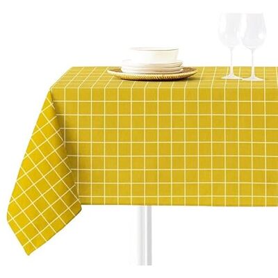SOKIOS Odín Nappe en Microfibre - 160x210 cm - Jaune SOKIOS Odín Nappe en Microfibre - 160x210 cm - Jaune