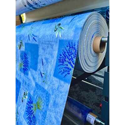 KGS Nappe Bulgomme Imprimée Provencale Bleu Au mètre (140 x 250) KGS Nappe Bulgomme Imprimée Provencale Bleu Au mètre (140 x 250)