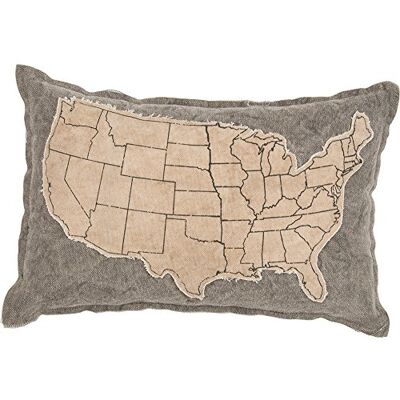 Primitives by Kathy Housse de coussin en toile, USA 25,4 x 38,1 cm Primitives by Kathy Housse de coussin en toile, USA 25,4 x 38,1 cm