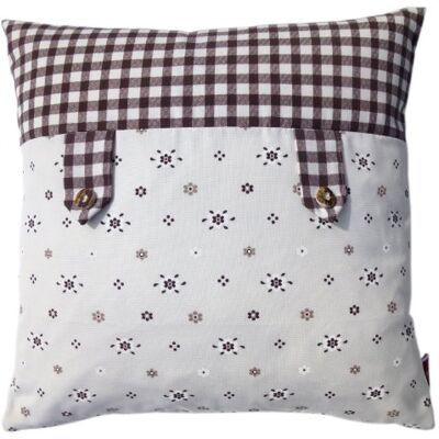 Tirol Living 54455 Katharina Housse de Coussin avec Motifs pâquerettes Marron 50 x 50 cm Tirol Living 54455 Katharina Housse de Coussin avec Motifs pâquerettes Marron 50 x 50 cm