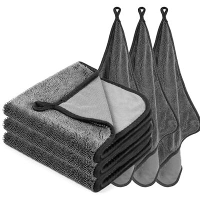 YIYIZI 3 Pcs Total Clean Chiffon Micro Fibre, Chiffon Miro 40 x 40cm, Extrêmement Absorbants, non Pelucheux, Shiny Bath Serviette Pour Maison, Cuisine, Voiture, Cabine De Douche YIYIZI 3 Pcs Total Clean Chiffon Micro Fibre, Chiffon Miro 40 x 40cm, Extrêmement Absorbants, non Pelucheux, Shiny Bath Serviette Pour Maison, Cuisine, Voiture, Cabine De Douche
