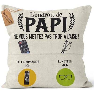 CROWNLY CRYSTAL CROWNLY® Cadeau Papi Housse De Coussin Cadeau Personnalisé Cadeau Anniversaire Homme Cadeau Papy Cadeau Grand Pere Idee Cadeau Grand Pere Housse Coussin 45x45 Cadeau CROWNLY CRYSTAL CROWNLY® Cadeau Papi Housse De Coussin Cadeau Personnalisé Cadeau Anniversaire Homme Cadeau Papy Cadeau Grand Pere Idee Cadeau Grand Pere Housse Coussin 45x45 Cadeau