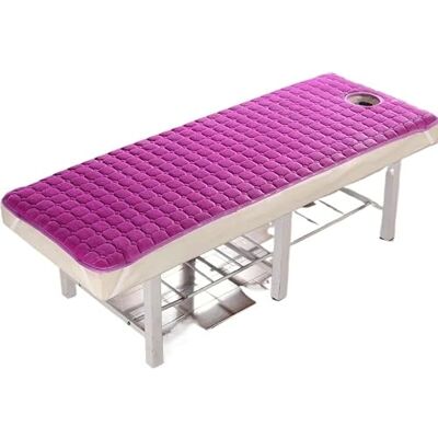 MDSIOKHJ Surmatelas pour table de massage avec trou, coussin antidérapant (violet clair, trou en W 190 cm 70 cm) MDSIOKHJ Surmatelas pour table de massage avec trou, coussin antidérapant (violet clair, trou en W 190 cm 70 cm)