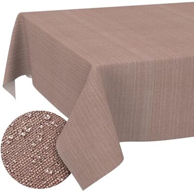 ANRO Nappe de table en tissu 70% coton, 30% polyester – Ornement lavable et décoration unie Linge de table avec bord coupé 400 x 140 cm ANRO Nappe de table en tissu 70% coton, 30% polyester – Ornement lavable et décoration unie Linge de table avec bord coupé 400 x 140 cm