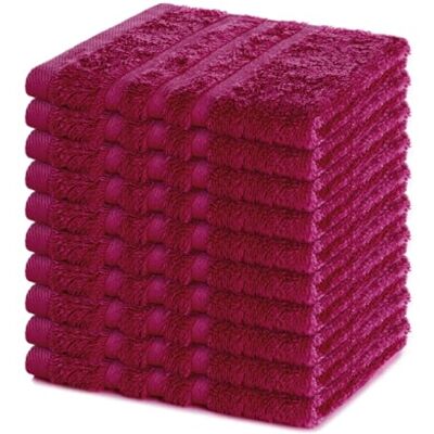 Lavea ® Lot de 10 Lavettes 30x30 cm Bordeaux 100% Coton Éponge, Serviettes Visage et Serviettes Invité Douces et Absorbantes, Lavables pour Salle de Bain, Maison, Hôtel Lavea ® Lot de 10 Lavettes 30x30 cm Bordeaux 100% Coton Éponge, Serviettes Visage et Serviettes Invité Douces et Absorbantes, Lavables pour Salle de Bain, Maison, Hôtel
