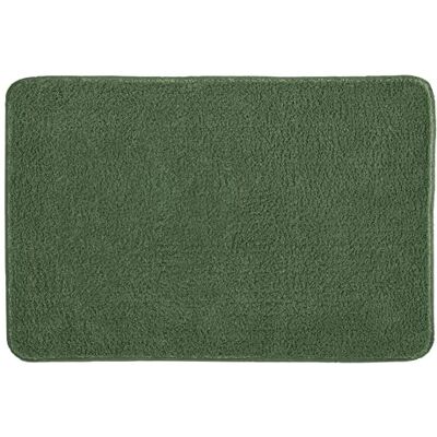 Kleine Wolke Tapis de bain RICCO Vert forêt 60 x 90 cm Certifié OEKO-TEX, envers antidérapant, compatible chauffage au sol, lavable en machine, 100% polyester Kleine Wolke Tapis de bain RICCO Vert forêt 60 x 90 cm Certifié OEKO-TEX, envers antidérapant, compatible chauffage au sol, lavable en machine, 100% polyester