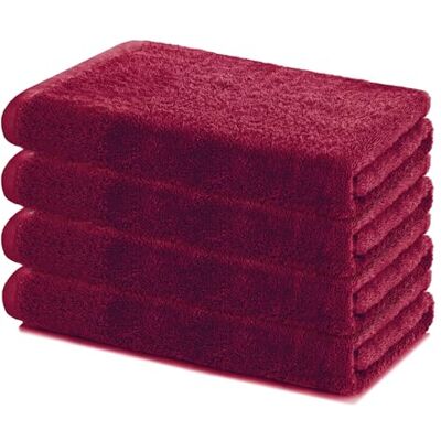 Lavea ® Lot de 4 Draps de Douche 60x120 cm Bordeaux 100% Coton – Serviettes, Draps de Douche & Sets de Serviettes Doux et Très Absorbants, Certifiés OEKO-TEX® Lavea ® Lot de 4 Draps de Douche 60x120 cm Bordeaux 100% Coton – Serviettes, Draps de Douche & Sets de Serviettes Doux et Très Absorbants, Certifiés OEKO-TEX®