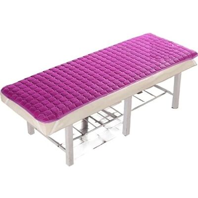 MDSIOKHJ Surmatelas pour table de massage, avec trou, coussin antidérapant (violet clair, pas de trou, 180 cm et 70 cm) MDSIOKHJ Surmatelas pour table de massage, avec trou, coussin antidérapant (violet clair, pas de trou, 180 cm et 70 cm)