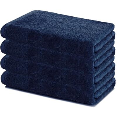Lavea ® Lot de 4 Draps de Douche 60x120 cm Blue Marine 100% Coton – Serviettes, Draps de Douche & Sets de Serviettes Doux et Très Absorbants, Certifiés OEKO-TEX® Lavea ® Lot de 4 Draps de Douche 60x120 cm Blue Marine 100% Coton – Serviettes, Draps de Douche & Sets de Serviettes Doux et Très Absorbants, Certifiés OEKO-TEX®