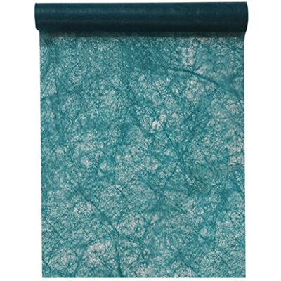 Santex Chemin de Table Unicolore en Non tissé 5 m Bleu Canard Santex Chemin de Table Unicolore en Non tissé 5 m Bleu Canard