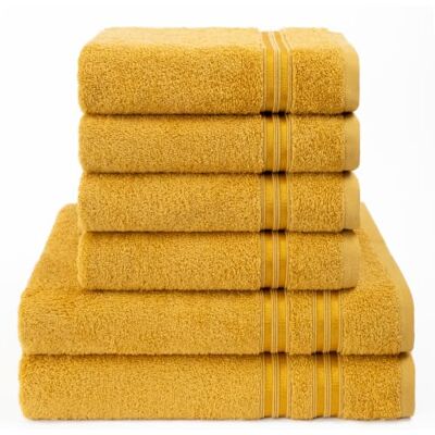 Hammetex Lot de 2 Très Grandes Serviettes de Bain et Sauna 80x200 cm, 100% Coton 500 GSM, Absorbantes, Séchage Rapide, Certifiées OEKO-TEX, Serviettes de Spa et de Sauna, Moutarde Hammetex Lot de 2 Très Grandes Serviettes de Bain et Sauna 80x200 cm, 100% Coton 500 GSM, Absorbantes, Séchage Rapide, Certifiées OEKO-TEX, Serviettes de Spa et de Sauna, Moutarde