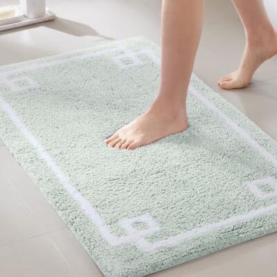 Madison Park JLA Home INC Evan Coton Tissu Tapis Couleur Vert 20 x 30 Madison Park JLA Home INC Evan Coton Tissu Tapis Couleur Vert 20 x 30