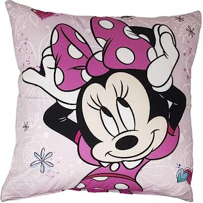 Theonoi Housse de coussin décorative pour enfant 40 x 40 cm Sans rembourrage Sans coussin En coton Minnie Theonoi Housse de coussin décorative pour enfant 40 x 40 cm Sans rembourrage Sans coussin En coton Minnie