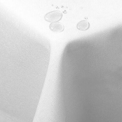 WOLTU Nappe de Table rectangulaire Aspect Lin Protection Décoration de Table Imperméable 135 x 200 cm Blanc TD3042ws WOLTU Nappe de Table rectangulaire Aspect Lin Protection Décoration de Table Imperméable 135 x 200 cm Blanc TD3042ws