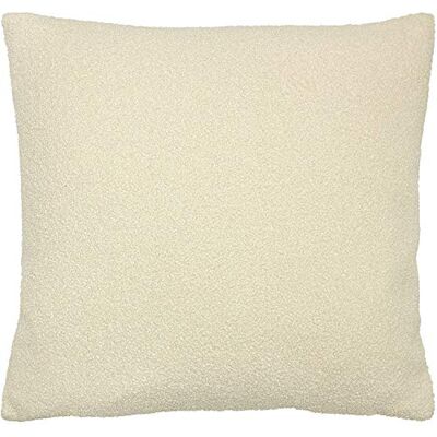Furn. Malham Housse de coussin en fleece de mouton synthétique - Ivoire - Taille Unique Furn. Malham Housse de coussin en fleece de mouton synthétique - Ivoire - Taille Unique