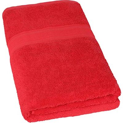 NatureMark 1 Serviette de Sauna, Qualité Supérieure, 80 x 200 cm, 100% Coton, Rouge, 80x200 cm NatureMark 1 Serviette de Sauna, Qualité Supérieure, 80 x 200 cm, 100% Coton, Rouge, 80x200 cm
