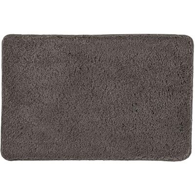 Kleine Wolke Tapis de bain SCOTT Schiefer 50 x 40 cm Certifié OEKO-TEX, dessous antidérapant, compatible chauffage au sol, lavable en machine, 100% polyester Kleine Wolke Tapis de bain SCOTT Schiefer 50 x 40 cm Certifié OEKO-TEX, dessous antidérapant, compatible chauffage au sol, lavable en machine, 100% polyester