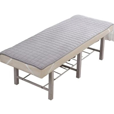 MDSIOKHJ Surmatelas pour table de massage, avec trou, coussin de salon de beauté, antidérapant, gris, 180 cm et 70 cm MDSIOKHJ Surmatelas pour table de massage, avec trou, coussin de salon de beauté, antidérapant, gris, 180 cm et 70 cm