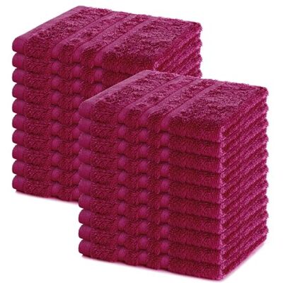 Lavea ® Lot de 20 Lavettes 30x30 cm Bordeaux 100% Coton Éponge, Serviettes Visage et Serviettes Invité Douces et Absorbantes, Lavables pour Salle de Bain, Maison, Hôtel Lavea ® Lot de 20 Lavettes 30x30 cm Bordeaux 100% Coton Éponge, Serviettes Visage et Serviettes Invité Douces et Absorbantes, Lavables pour Salle de Bain, Maison, Hôtel