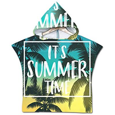 Treer Enfants Serviette de Plage Poncho À Capuchon, 3D Dessin Animé Microfibre Séchage Rapide Sports Bain Robes Peignoir Plage Serviettes de Natation pour Garçon,Fille (60 * 60cm,Heure d'été) Treer Enfants Serviette de Plage Poncho À Capuchon, 3D Dessin Animé Microfibre Séchage Rapide Sports Bain Robes Peignoir Plage Serviettes de Natation pour Garçon,Fille (60 * 60cm,Heure d'été)