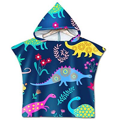 Treer Enfants Serviette de Plage Poncho À Capuchon, Microfibre Séchage Rapide Sports Bain Robes Peignoir Plage Serviettes de Natation pour Garçon,Fille (60x60cm,Bohême) Treer Enfants Serviette de Plage Poncho À Capuchon, Microfibre Séchage Rapide Sports Bain Robes Peignoir Plage Serviettes de Natation pour Garçon,Fille (60x60cm,Bohême)