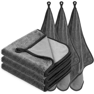 YIYIZI 3 Pcs Total Clean Chiffon Micro Fibre, Chiffon Miro 40 x 60cm, Extrêmement Absorbants, non Pelucheux, Shiny Bath Serviette Pour Maison, Cuisine, Voiture, Cabine De Douche YIYIZI 3 Pcs Total Clean Chiffon Micro Fibre, Chiffon Miro 40 x 60cm, Extrêmement Absorbants, non Pelucheux, Shiny Bath Serviette Pour Maison, Cuisine, Voiture, Cabine De Douche
