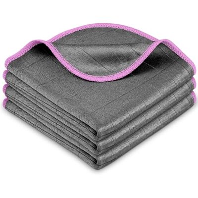Airlab Chiffon Magique Microfibre Carbone 400GSM, Serviette Sans Trace Absorbant Polissage, Lingette Essuie Vitre Verre Vaisselle Lunette Cuisine Menage Voiture, Torchon Nettoyage Réutilisable Lavable Airlab Chiffon Magique Microfibre Carbone 400GSM, Serviette Sans Trace Absorbant Polissage, Lingette Essuie Vitre Verre Vaisselle Lunette Cuisine Menage Voiture, Torchon Nettoyage Réutilisable Lavable