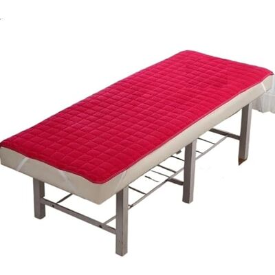XUMKFJRE Surmatelas pour table de massage avec trou, coussin antidérapant pour salon de beauté (rouge, sans trou, 190 cm, 70 cm) XUMKFJRE Surmatelas pour table de massage avec trou, coussin antidérapant pour salon de beauté (rouge, sans trou, 190 cm, 70 cm)