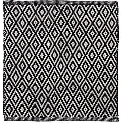 Sealskin Trellis Tapis de bain 60 x 60 cm Coton Noir Sealskin Trellis Tapis de bain 60 x 60 cm Coton Noir