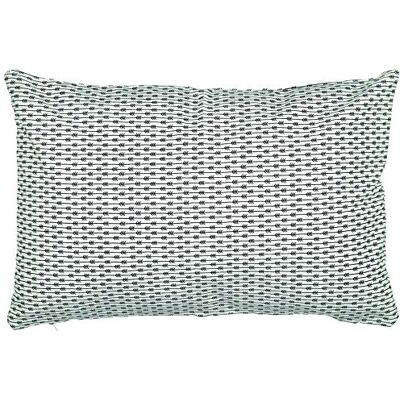 LIV INTERIOR Housse de coussin, flèche, coton imprimé, noir, taille unique LIV INTERIOR Housse de coussin, flèche, coton imprimé, noir, taille unique