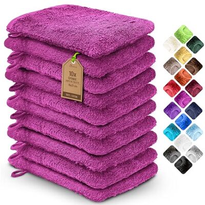 NatureMark 10x Gants de Toilette en Frotte 100% Coton – Doux et Résistants, Idéal pour le Soin Quotidien et les Invités Rose 15x21 cm NatureMark 10x Gants de Toilette en Frotte 100% Coton – Doux et Résistants, Idéal pour le Soin Quotidien et les Invités Rose 15x21 cm