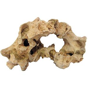 Décoration d'aquarium Roccia Gallura Beige avec trou Décoration d'aquarium Roccia Gallura Beige avec trou