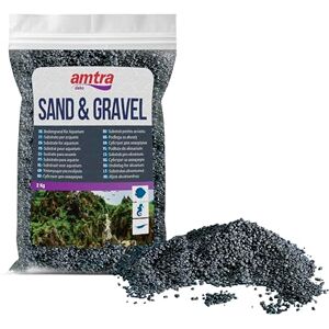 AMTRA Quarzo Nero Ceramizzato - Gravier pour Aquarium - 2KG AMTRA Quarzo Nero Ceramizzato - Gravier pour Aquarium - 2KG