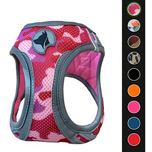 Croci M Harnais Réfléchissant Rose pour Chien - Harnais pour chien Croci M Harnais Réfléchissant Rose pour Chien - Harnais pour chien