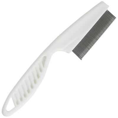 Wei Shuqiang Peigne anti-puces for animaux de compagnie, brosses d'épilation dents denses, peignes en ligne, soins for animaux, nettoyage, fournitures de toilettage, 1 pièces(White,S) Wei Shuqiang Peigne anti-puces for animaux de compagnie, brosses d'épilation dents denses, peignes en ligne, soins for animaux, nettoyage, fournitures de toilettage, 1 pièces(White,S)