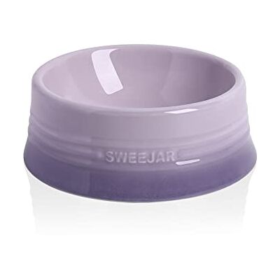 Sweejar Bol dégradé pour chien et chat de taille moyenne En porcelaine pour nourriture et eau 510,3 g Violet dégradé Sweejar Bol dégradé pour chien et chat de taille moyenne En porcelaine pour nourriture et eau 510,3 g Violet dégradé