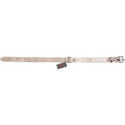 JACK AND VANILLA , Collier Snake pour Chien, Modèle Monaco, Couleur Snake Rose, Taille 12 mm x 30 cm JACK AND VANILLA , Collier Snake pour Chien, Modèle Monaco, Couleur Snake Rose, Taille 12 mm x 30 cm