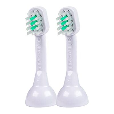 Emmi-pet Lot de 2 petites brosses à dents à ultrasons A1 (S) pour 1.0 et 2.0 Prévient le tartre, lutte contre la mauvaise haleine et l'inflammation des gencives Silencieux et sans Emmi-pet Lot de 2 petites brosses à dents à ultrasons A1 (S) pour 1.0 et 2.0 Prévient le tartre, lutte contre la mauvaise haleine et l'inflammation des gencives Silencieux et sans