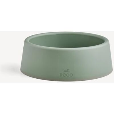 Beco Gamelle pour chien – Gamelle stable pour nourriture et eau, plastique recyclé, base en caoutchouc antidérapant, vert olive, taille L Beco Gamelle pour chien – Gamelle stable pour nourriture et eau, plastique recyclé, base en caoutchouc antidérapant, vert olive, taille L