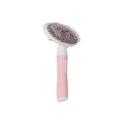 Zolux -Brosse Slicker Doux rétractable Taille M. 10.2 x 5.5 x 18 cm. Gamme ANAH pour chat-ZO-550007 Zolux -Brosse Slicker Doux rétractable Taille M. 10.2 x 5.5 x 18 cm. Gamme ANAH pour chat-ZO-550007